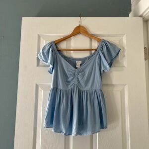 Light Blue Women's Top